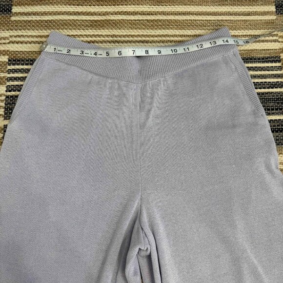 Free People FP Beach Nolan Knit Jogger Pants Linen Blend Purple Size Large - Picture 8 of 13